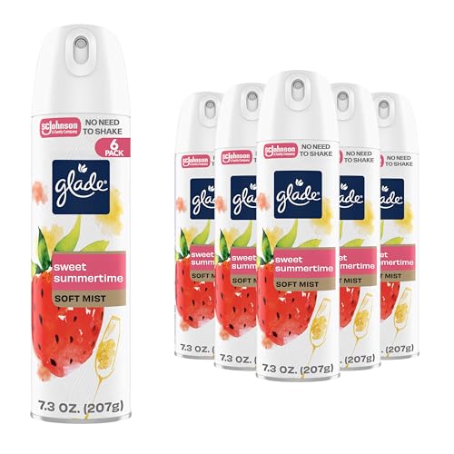 Glade Sweet Summertime Air Freshener Spray - 7.3 Oz, 6 Count