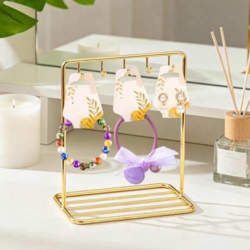 Joycraft 100Pcs Self-Adhesive Jewelry Display Cards - 4.7x1.7 in