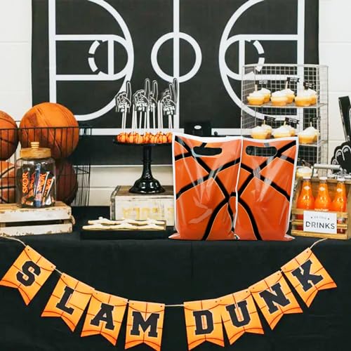 QUERICKY 100-Pack Basketball Goodie Bags for Party Favors