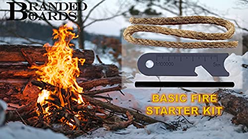 Basic Fire Starter Kit 4-Pack - Emergency Survival Tool Set
