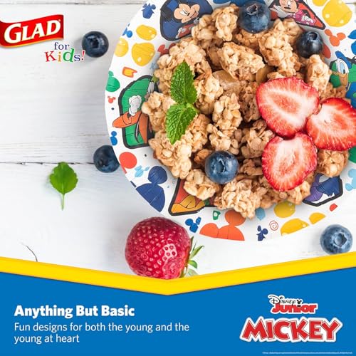 Disney Mickey & Friends Disposable Paper Bowls, 12 Oz, 40 Ct