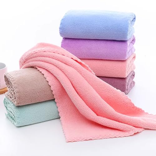 Ultra-Soft Cotton Washcloths Set - 5 Pack, Quick-Drying Face Towels
