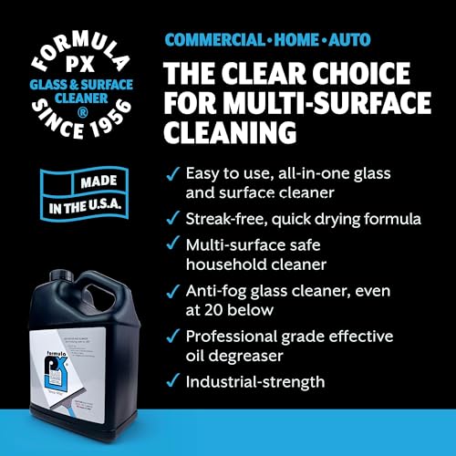 PX Glass & Multi-Surface Cleaner - Professional Strength, 16 Fl Oz