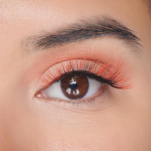 KISS Halloween False Eyelashes Pumpkin Potion 17mm Full Volume Vegan