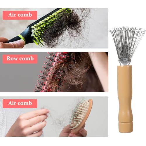 Tyqour 5 PCS Hair Brush Cleaner Tool Set for Combs and Makeup Brushes