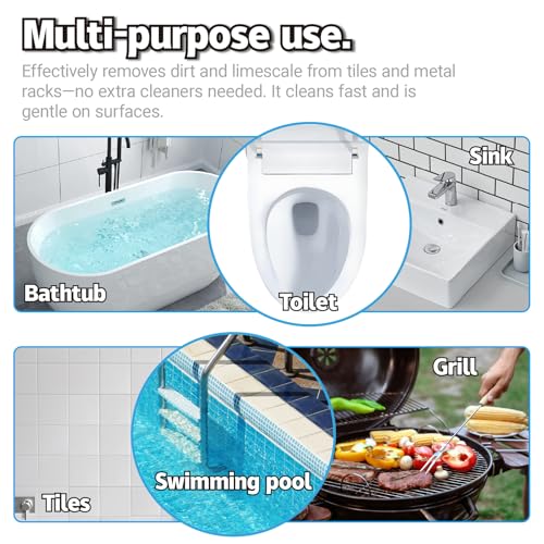4-Pack Pumice Stone Toilet Bowl Cleaner with Long Handle