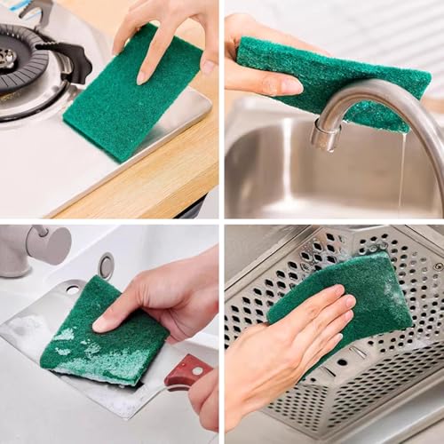 Ohlove 36-Piece Heavy Duty Non-Scratch Scouring Pads for Kitchen Cleaning