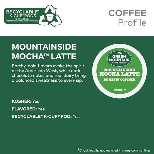 Mountainside Mocha Latte K-Cup Pods - 10 Count by Green Mountain Coffee Roasters