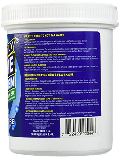 La's Totally Awesome Oxygen Cleaner Powder - 16 oz, Chlorine-Free
