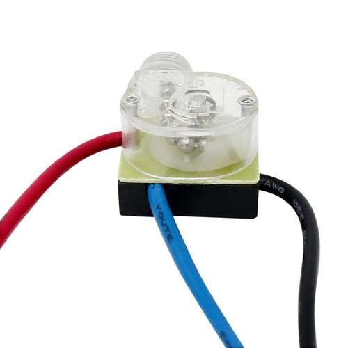 Ceiling Fan Pull Switch Zing Ear ZE-110 3 Wire 3 Way 2 Circuit 4 Position Fan Speed Pull Chain Light Switch Replacement with Pulling String, Brass