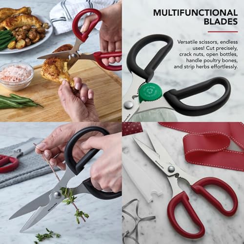 KitchenAid Black Multipurpose Shear Set - 2 Piece with Nutcracker & Opener