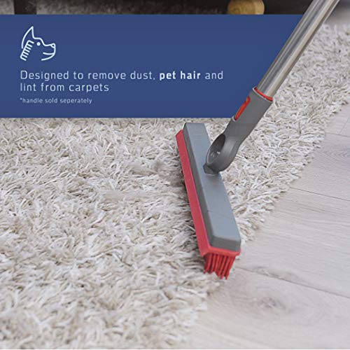 FAYINA 11.5-Inch Rubber Floor Brush and Squeegee for Pet Hair Removal