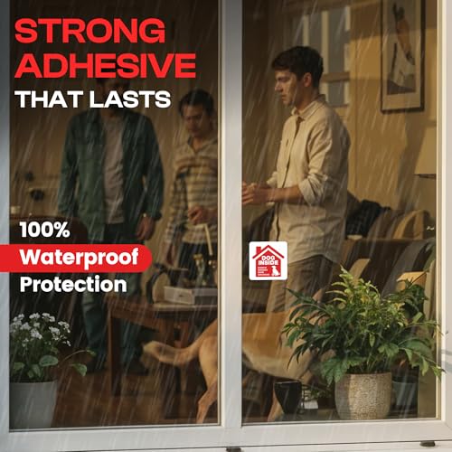 Durable Dog Inside Emergency Stickers - 4 Pack for Pet Safety
