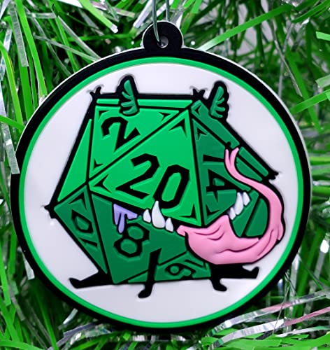 Dungeons and Dragons Christmas Ornament Set - Role Playing Themed, Shatterproof, 6 Pieces