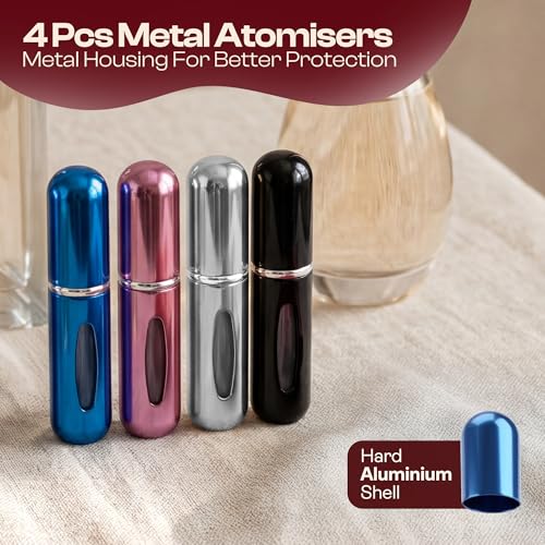MURMUSH 5ml Refillable Perfume Atomizer Travel Spray Bottle