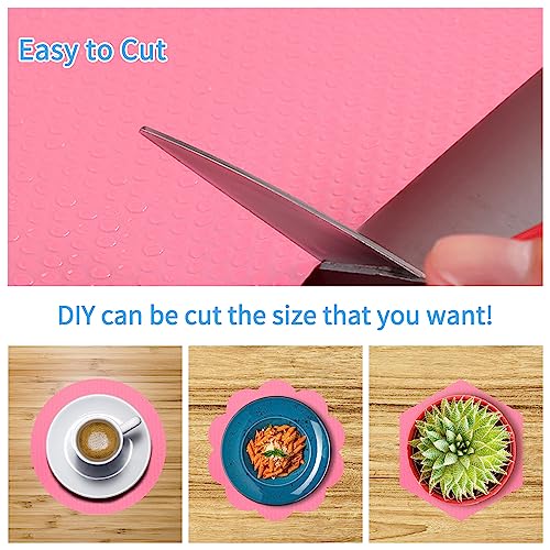 Bloss Non-Adhesive EVA Shelf Liner Roll - Pink, 17.7"W x 59"L