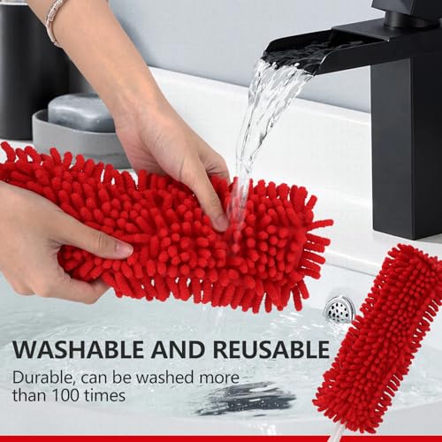 2 Pack Reusable Duster Refills for OXO & MR.SIGA - Eco-Friendly Microfiber