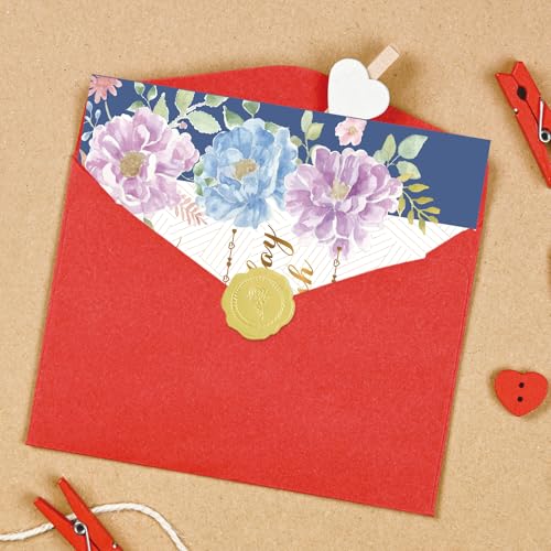 Happy Birthday Greeting Card for Her - AS 264 Luxury Linen Cardstock