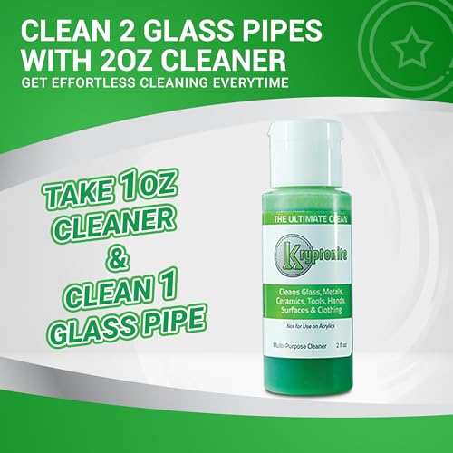 KLEAR Kryptonite Multipurpose Glass Cleaner - 2 oz, Alcohol-Free