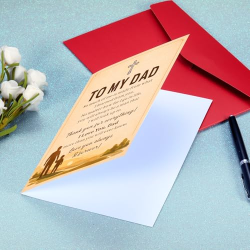 Christian Birthday Card for Dad - Thoughtful Gifts from Kids