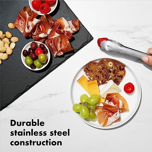 OXO Good Grips Mini Tongs Set - 2 Pack, 7-Inch Stainless Steel
