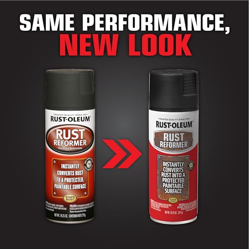 Rust-Oleum Stops Rust Reformer Flat Black Spray Paint - 6 Pack