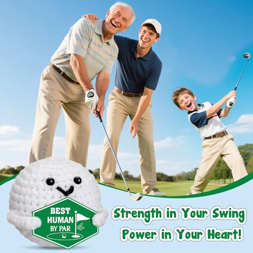 Crochet Golf Ball Gift – Unique Golf Gifts for Men & Women