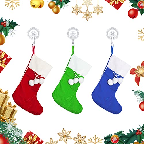 Heavy Duty Christmas Wreath Hanger Suction Cup Hooks - 30 Pieces