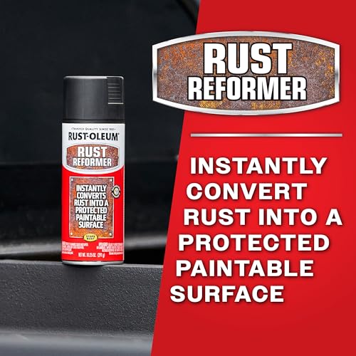 Rust-Oleum Stops Rust Reformer Flat Black Spray Paint - 6 Pack