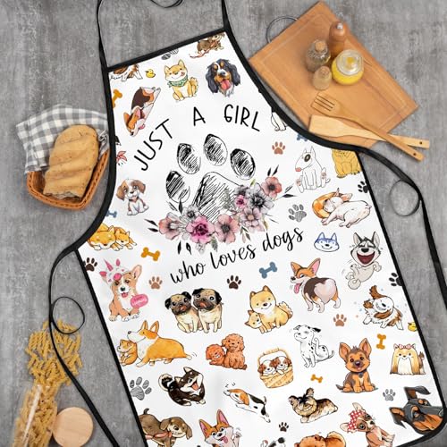 Cute Animal Apron for Women - Funny Cooking, BBQ & Baking