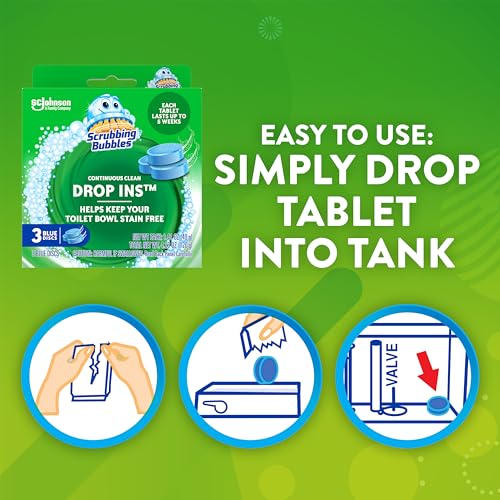 Scrubbing Bubbles Toilet Bowl Cleaner Tablets - 3 Count