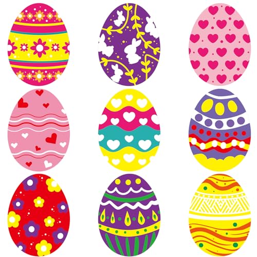 Easter Egg Cutouts - 45 Colorful Bulletin Board Decorations
