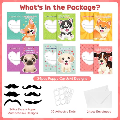 24 Funny Valentine’s Day Cards for Kids – Cute Puppy Designs