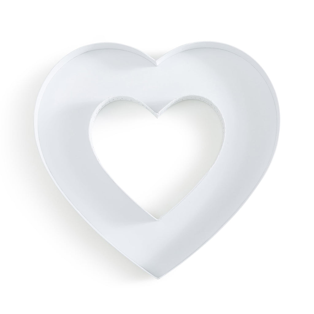 Soul & Lane Fillable Cardboard Heart-Shaped Box for Charcuterie and Candy, Paper Mache Decor Tray for Birthday Parties, Weddings - Heart