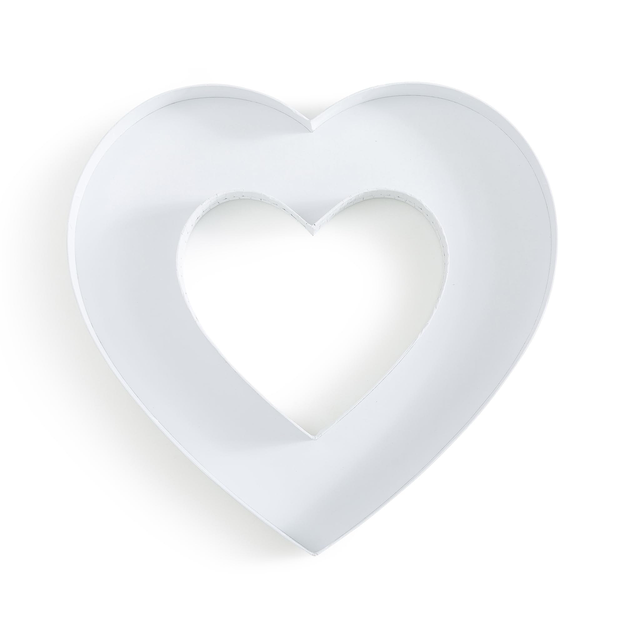 Soul & Lane Fillable Cardboard Heart-Shaped Box for Charcuterie and Candy, Paper Mache Decor Tray for Birthday Parties, Weddings - Heart