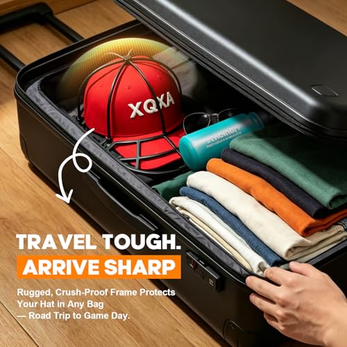 XQXA Hat Washer Cage for Baseball Caps - Black, 1 Pc, Fits All Sizes