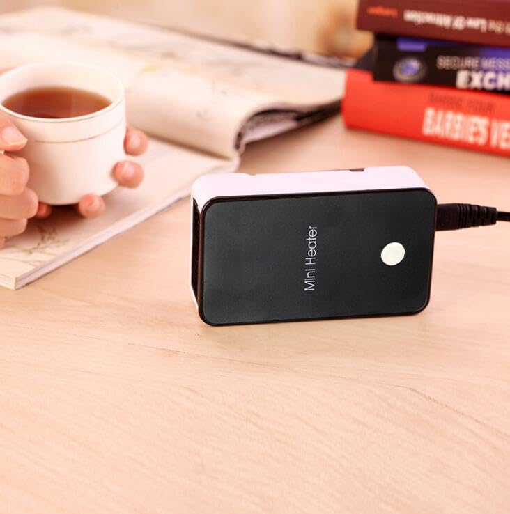 YOUCIDI Portable Electric Fan Heater - Energy-Saving Mini Room Warmer | Black Color