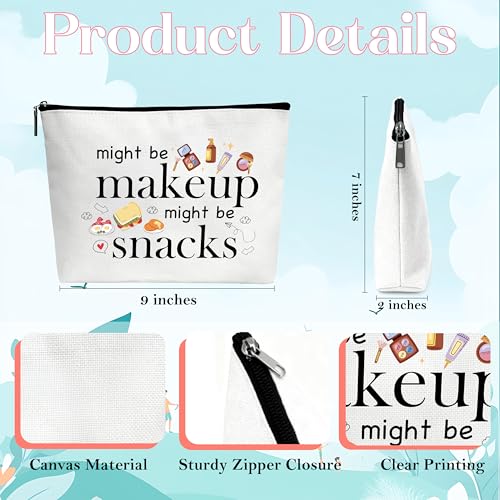 Beshoul Funny Friendship Makeup Bag - Bestie Cosmetic Pouch for Travel