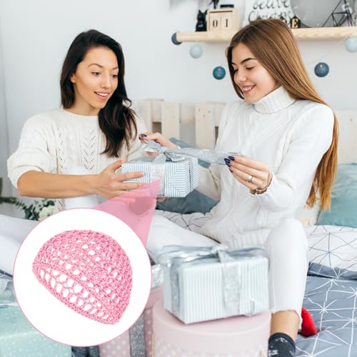 YUXIANLB 3 Pcs Mesh Hair Net Caps Elastic Crochet Snoods for Sleeping