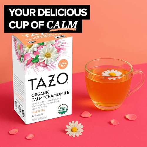 TAZO Regenerative Organic Tea Variety Pack - Calm Chamomile, Zen & Dream 48 Ct