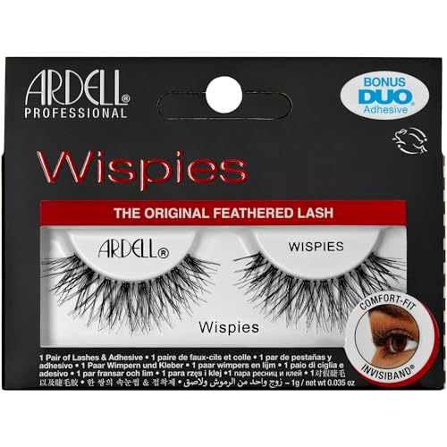Ardell Fashion Wispies False Lashes - Medium Volume Human Hair