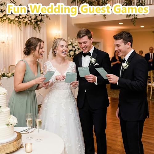 25 Pcs Bridal Shower Bingo Game Cards for Wedding Parties
