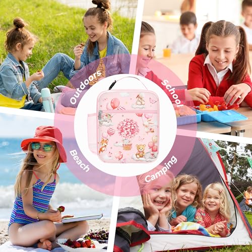 Clastyle Insulated Lunch Box for Kids - Balloon Animal Print