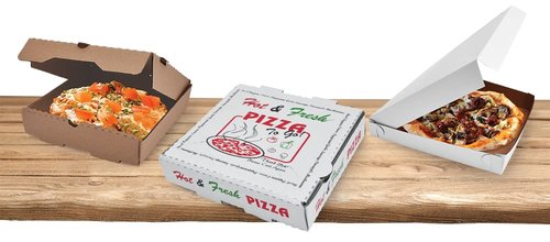 DHG PROFESSIONAL 50 Pack Corrugated Pizza Box - Kraft Cardboard (14" x 14")