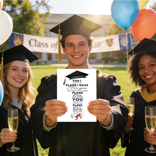Christian Graduation Card 098 - Inspirational Gift for Students