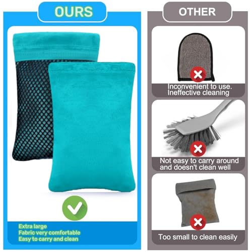 Tlowesng Sand Remover Bag for Beach - Reusable Sand Removal Pouch