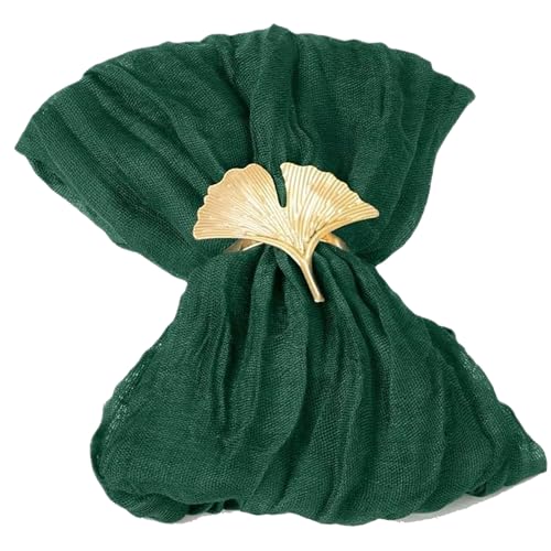 IZUS Cheesecloth Cloth Napkins 17x17 Inch Set of 4 for Wedding and Table Decor