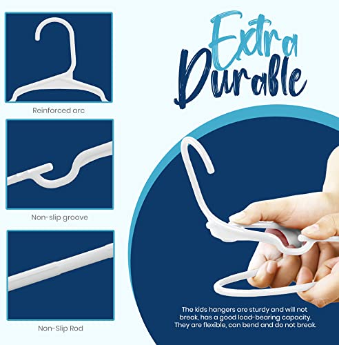 Utopia Home Kids Hangers - 11.5 Inch Non-Slip Baby Closet Hangers (360 Pack)