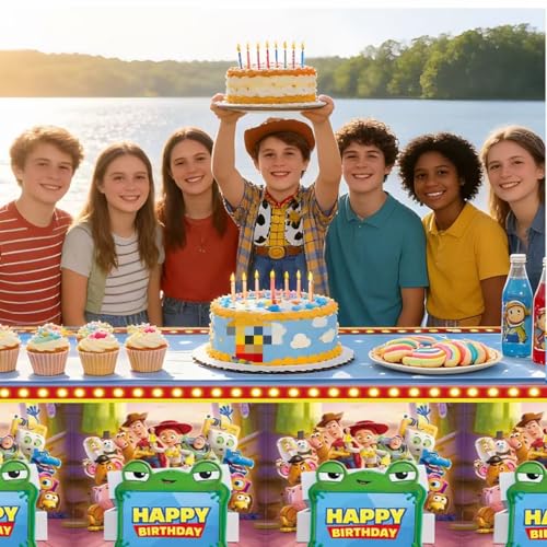 2-Pack Toy Inspiration Story Birthday Party Tablecloths