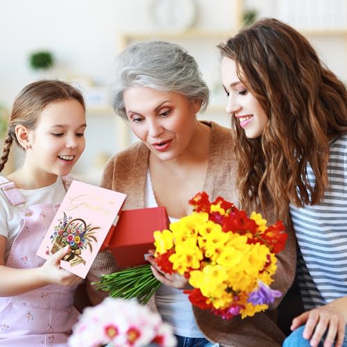 Happy Mother's Day Card for Grandma with Envelope - 5x7